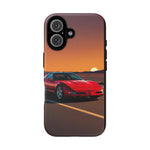 Red C4 ZR-1 King of the Hill Art Tough Phone Case