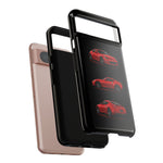 Red 370Z Sports Coupe Tough Phone Case for JDM Enthusiasts