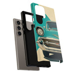 1957 Bel Air Turquoise Retro Tough Phone Case Classic Car Art Cover
