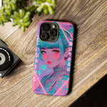 Neon Cyber Geisha phone case | Tough Case