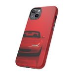 Red Miata Phone Case, NA MX5 90s JDM Roadster Tough Cover