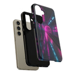 Neon Future Subway Station Tough Phone Case Cover Gift Art