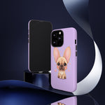 French Bulldog Bat Ears Kawaii Pet Dog Art Tough Phone Case