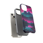 2 Rounds Canada Retina Artwork Vaporwave Phone Case – Landscape Aesthetic