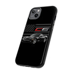 Black C6 Phone Case American Sports Car Tough Cover Gift