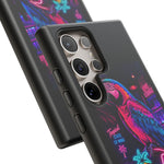 Neon Parrot Cocktails phone case | Tough Cases