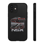 NSX Dual View Black Red JDM Sports Car Tough Phone Case Gift