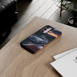 Skyline GT-R R34 White Nurburgring Speed Art Tough Phone Case