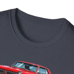 Red 1965 GTO Car Illustration T-Shirt | Classic Muscle Car Trio Tee