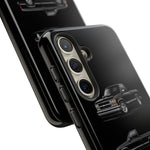 Black Silverado Classic Pickup Tough Phone Case for Chevy Truck Fans