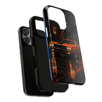 Challenger RT Phone Case, Rainy City Night Muscle Car Tough Cover
