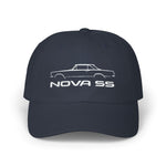 Nova SS 1962 Embroidered Hat Classic Muscle Car Outline Cap Vintage Silhouette Dad Hat Gift