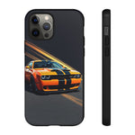 Challenger Widebody Orange Muscle Art Tough Phone Case