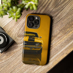 Classic Camaro SS Phone Case, Yellow 69 Muscle Car Cover, Gift for Guys