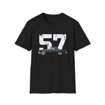 1957 Thunderbird Distressed 57 Classic Car T-Bird Classic Car T-Shirt Vintage Fan Gift