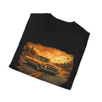 1969 C10 Pickup Vintage Road Scene Classic Truck T-Shirt Fan Gift