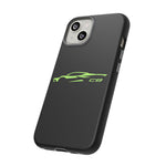 Lime Green C8 Corvette Phone Case for Chevy Fans, Tough Protective Cover