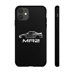 MR2 White Side Silhouette JDM Tough Phone Case Cover Gift