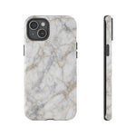 White Marble Pattern Phone Case | Tough Cover