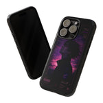 Melancholy Data Poster Phone Case, Glitch Anime Sky Tough Cover