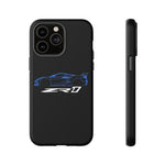 Blue C8 ZR1 Phone Case for Supercar Enthusiasts