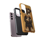 Schnauzer Mustache Boss Phone Case Funny Dog Lover Gift