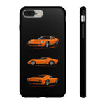 Orange Miura Classic Supercar Tough Phone Case - 3 View