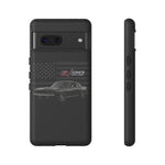 Z28 Camaro Phone Case Classic Muscle Car Patriotic Tough Cover Gift Art