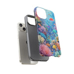 Underwater Coral Reef Phone Case | Colorful Tropical Fish Ocean Scene