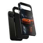 Orange C6 Neon Car Meet Tough Phone Case