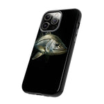 Snook Fishing Phone Case, Saltwater Portrait Black Cover, Gift