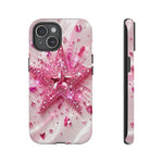 Pink Glitter Star Tough Case | Sparkle Phone Case