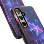 Neon Koi Reflection Vaporwave phone case | Tough Cover