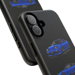 Blue 180SX JDM Sports Car Phone Case Tough Multi View
