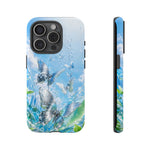 Copy of Silver Butterflies Tough Case | Blue Sky Water Droplets Phone Cover