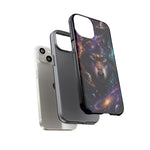 Cosmic Wolf Phone Case, Galaxy Nebula Portrait Tough Cover, Gift