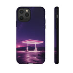 Neon Fuel Station Desert Night Tough Phone Case Cover Gift
