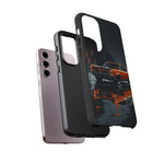 1966 GTO Orange Rainy City Tough Phone Case Cover Gift Art