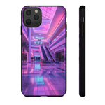 Empty Mall Escalator Vaporwave Art Tough Phone Case