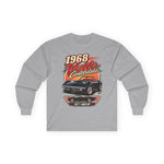 1968 Vette Convertible illustration Long Sleeve Tee | Vintage Car Racing