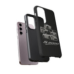 White S2000 Roadster Collage JDM Tough Phone Case Cover Gift