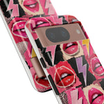 Pop Art Lips and Lightning Bolt Phone Case
