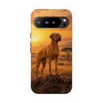 Rhodesian Ridgeback African Savanna Art Tough Phone Case