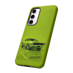 Green Cuda Muscle Car phone case for Gear Heads