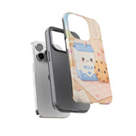 Milk Cookie Phone Case Cute Food Kawaii Tough Cover Gift Art