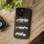 R32 Skyline Phone Case White, Three-View Vector Cover, Gift GTR Fans