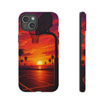 Basketball Court Sunset Phone Case | Tough Phone Case