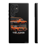 1969 GTO Judge Orange Muscle Car Tough Phone Case Cover Gift