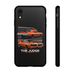 1969 GTO Judge Orange Muscle Car Tough Phone Case Cover Gift
