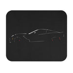 C7 Mouse Pad Chevy Sports Car Line Art Desk Mat Modern Muscle Car Gift